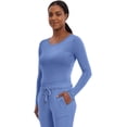 thumbnail image 6 of Healing Hands Women's Underscrub Soft Knit Melissa Longsleeve Scrub Tee with Breathable & Easy Care Fabric 5047, 6 of 9