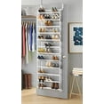 thumbnail image 4 of Whitmor, White 36-Pair Over The Door Shoe Organizer, 4 of 5