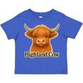 thumbnail image 3 of Inktastic Highland Cow Boys or Girls Toddler T-Shirt, 3 of 5