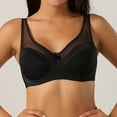 thumbnail image 6 of Tagold Fall Clothes for Womens Wireless Bras,Women's Plus Size Seamless Push Up Lace Sports Bra Comfortable Breathable Base Tops Underwear, 6 of 7