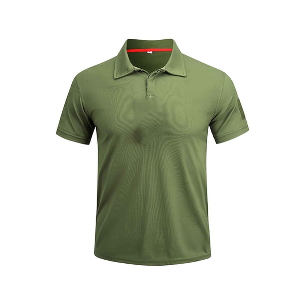 Ceisia Men's Polo Shirt | Regular Fit Short Sleeve Textured Polo | Breathable Wrinkle-resistant (Multiple Solid Colors) Gift