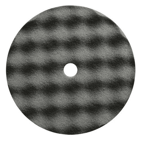 Presta 890172 Single Sided Polish Pad, 8-1/2 in Dia, Hook and Loop Attachment, Foam Pad, Gray