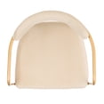 thumbnail image 4 of SAFAVIEH Camille Modern Solid Side Chair, Beige/Gold, Set of 2, 4 of 10