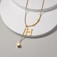 thumbnail image 5 of Initial Necklaces for Women Alphabet Necklace Gold Name Necklace Ladies Fashion Gold Jewelry Personalized Initial Tag Pendant Necklace, 5 of 6