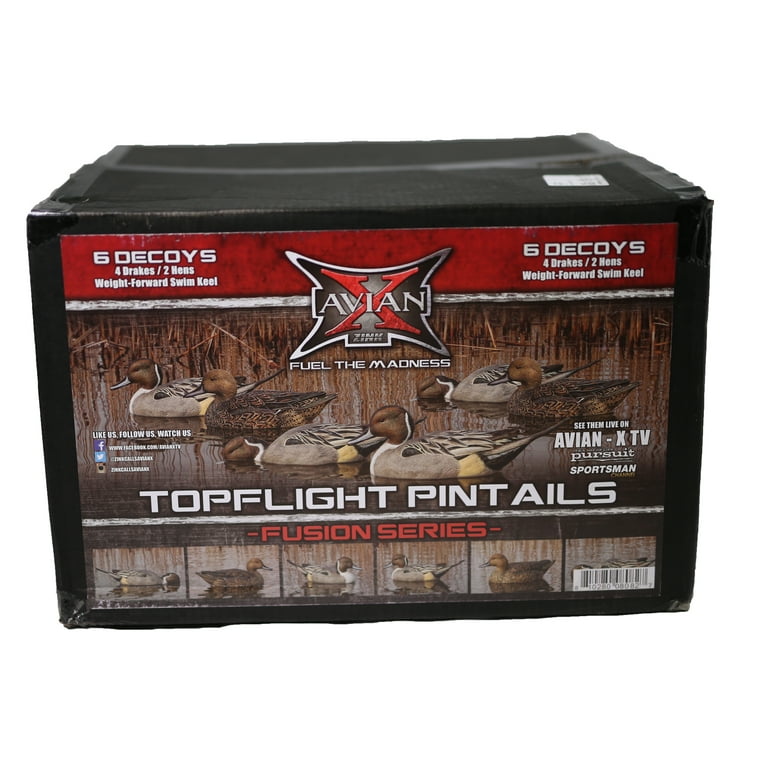 Avian X AXP Fusion Honker Hunting Game, Goose Decoy Pack with 6