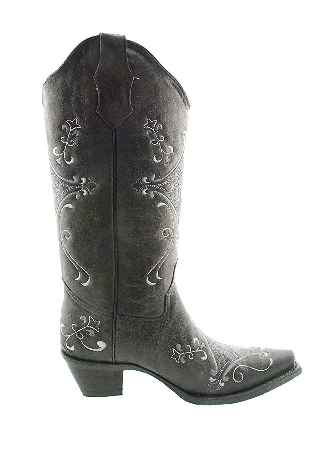 corral women's bone embroidery western boots