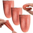 thumbnail image 2 of Fake Tongue Magic Tricks Props for Halloween Pranking, Realistic Stretchable False Tongue Performance Prop, Scary Entertainment Toys for Adults Party 2 X 1.6 Inches, 3 Fake Tongues, 2 of 9