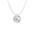 thumbnail image 2 of Delight Jewelry Silvertone Little Bird Initial - C - Joy Ring Charm Necklace, 18", 2 of 4