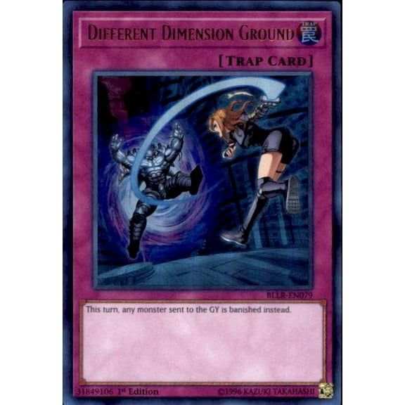 YuGiOh Battles of Legend: Light's Revenge Ultra Rare Different Dimension Ground BLLR-EN079