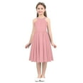 thumbnail image 2 of Doomiva Kids Girls Sparkle Rhinestone Halter Bridesmaid Wedding Pageant Party Dresses Flower Girl Pink 16, 2 of 6