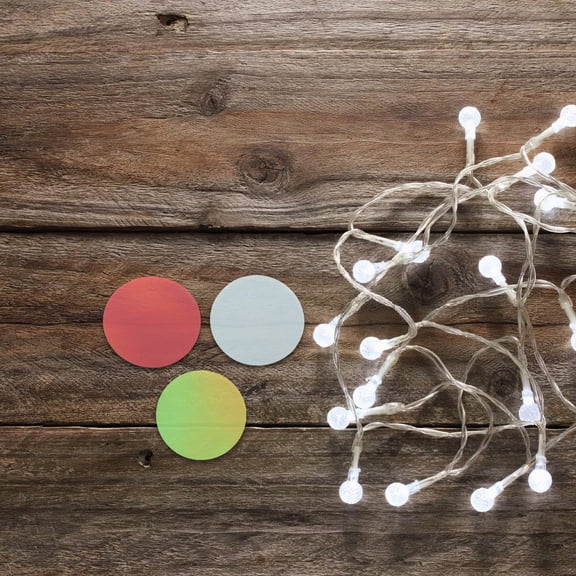 RENACLIPY 50Pcs Blue Self Adhesive Ambient Lighting Tint Circles for Easy Mood Light Decor
