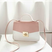 JeashCHAT Women's Top Handle Crossbody Bag Purse Leather Large Capacity Satchel Handbag Fashion Ladies Shoulder Bag Tote Bags Cell Phone Bag on Pink