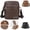 Brown, variant on Clossjun Messenger Bag for Men Crossbody Bags Shoulder Purse Adjustable Belt Small Vintage PU Leather Satchel Pouch Side Daypacks Light Brown