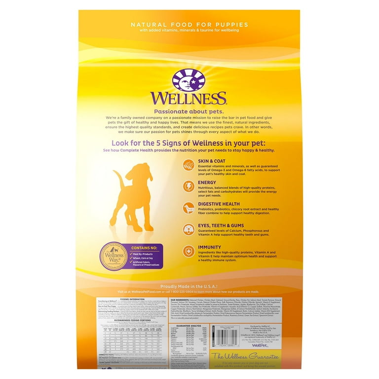 Wellness complete shop large breed puppy