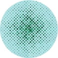 thumbnail image 1 of Ahgly Company Indoor Round Patterned Electric Blue Area Rugs, 4' Round, 1 of 6