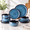 Modern-Blue-Service for 4 (12 Pcs), variant on Ceramic Dinnerware Sets For 4 12-porcelain Plates And Set
