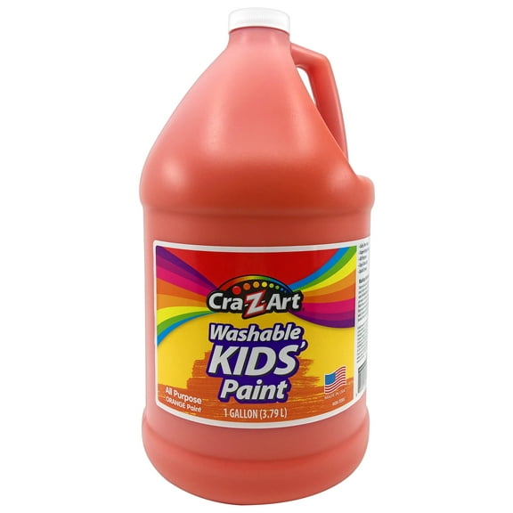 Cra-Z-Art Washable Poster Paint Orange 1 Gallon