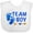 AA-White, variant on Inktastic Team Boy Boys or Girls Baby Bib