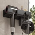 thumbnail image 6 of Hair Dryer Holder, Folding Wall Mount Organizer, Adhesive Installation No Drilling, Bathroom and Vanity Storage Solution, for Homeowners, 6 of 8