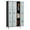 Black Gray, variant on AUHUP Metal Locker for Employees with Hooks, Industrial Steel Storage Locker for School Gym Home Office Staff, Gray-9 Doors Metal Storage Cabinet