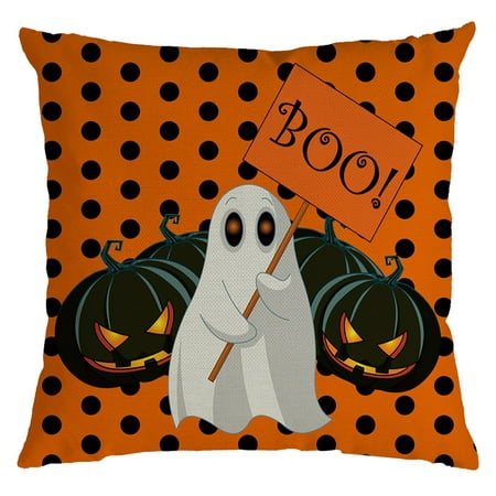 Halloween ghost pillow cover sofa waistline throwing mattress cover household decoration