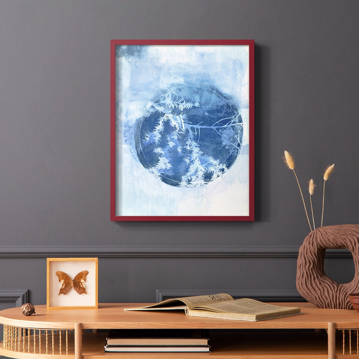 Winter Sky Framed Print - Solid Wood in Single Picture Frame Solid Wood 2 Framed Print
