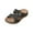 Black, variant on Summer Slippers for Women Gladiator Open Toe Slip-On Flats Slides Sandals Summer Casual Women Beach Fashion Lazy Shoes
