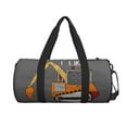 thumbnail image 2 of KLL I Like Big Digger Duffle Bag For Men Women Sport Gym Fitness Tote Travel Training Workout Basketball Football Weekender, 2 of 8