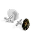 thumbnail image 3 of Saint Patrick's Day Elegant Stainless Steel Cufflinks for Formal Attire - for Weddings and Business Meetings, 3 of 6