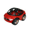 Bright Starts Ford Rattle & Roll Mustang Race Oball Car Toy Push and Go Vehicle, Easy Grasp, Ages 3 Months+, Red & Black