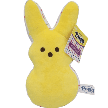 Peeps 8" Plush Bunny with Confetti Sides Yellow