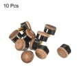 thumbnail image 3 of Uxcell 11mm Dia Screw on Pool Cue Tips Replacement Pool Stick Tips Accessories Brown 10 Pack, 3 of 5