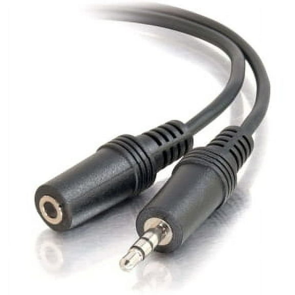 1.5FT 3.5MM M/F AUDIO EXTENSION BLACK
