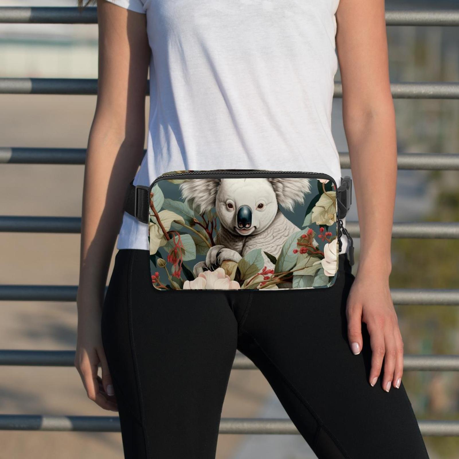 Koala Lightweight Fanny Bag Running Belt Waist Bags with Extension Strap - Unisex
