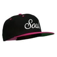thumbnail image 5 of Soul Embroidered Snapback Cap - Black Pink OSFM, 5 of 5