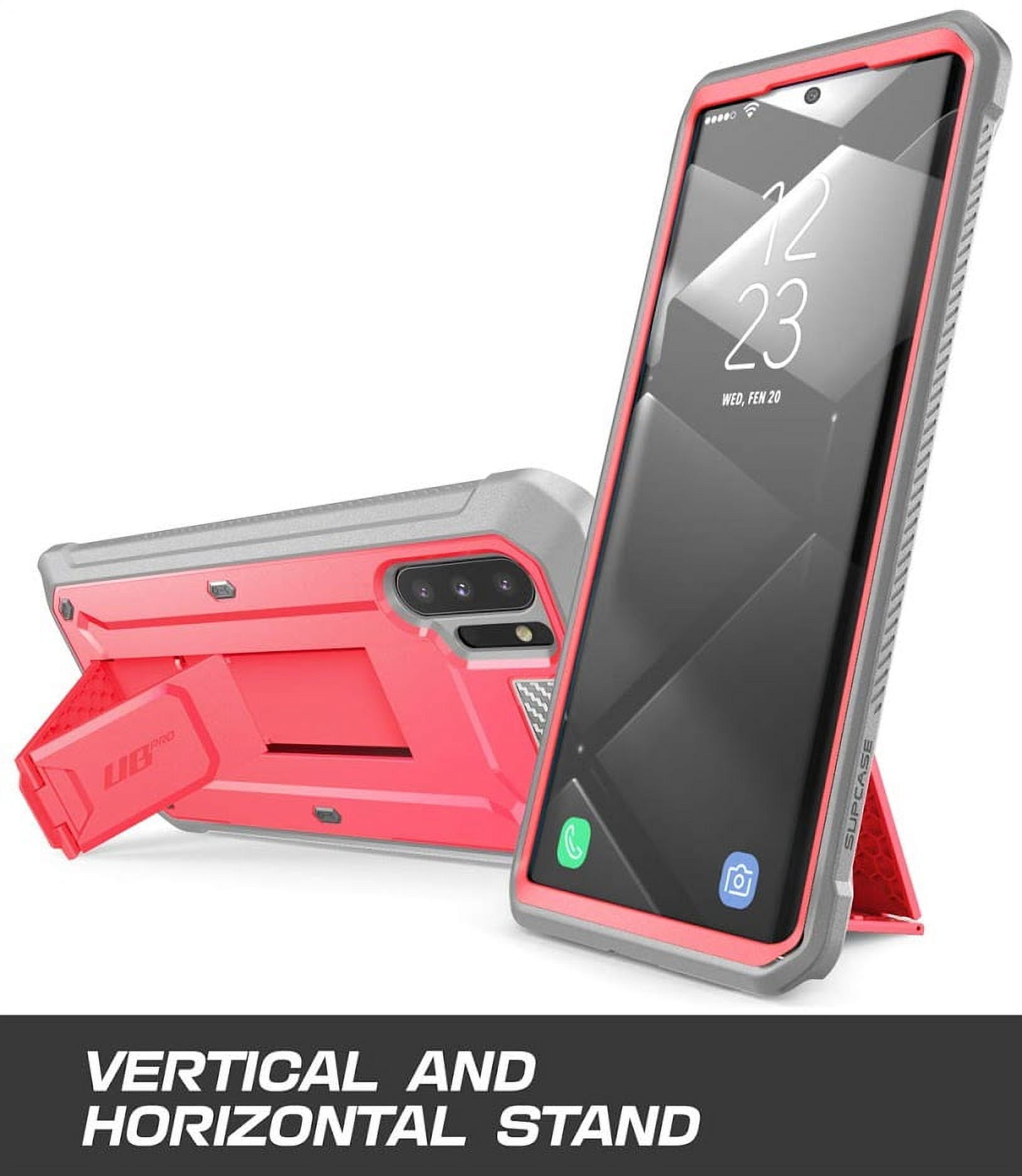 SUPCASE Unicorn Beetle Pro Series Case for Samsung Galaxy Note 10 (2019 Release), Full-Body Rugged Holster & Kickstand with-Out Built-in Screen Protector (Pink)