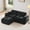 Black, variant on 80.3'' Boneless Couch, Upholstered Velvet Loveseat, Plush Comfy Cloud Couch, Modular Sectional Couches, 32D High Density Sponge, for Living Room, Small Spaces, No Assembly Required, Red