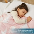 thumbnail image 2 of WEIGHTED IDEA Kids Weighted Blanket, 7 LBS, 41" x 60" Cooling Blanket for Kids (Pink), 2 of 4