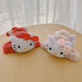thumbnail image 3 of Muñeco de peluche de dibujos animados Sanrios My Melody Cinnamoroll Hellokittys, horquilla Kawaii, accesorios para el cabello, Clip de tiburón, regalo de cumpleaños para niña, 3 of 4