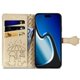 thumbnail image 3 of Funda Cartera FOXDOCK para iPhone 15 , Flip PU con Relieve de Gatos y Perros, Tarjetero y Soporte, 3 of 6