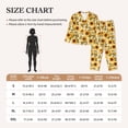 thumbnail image 4 of Daiia Scottish Plaid Sunflower for Women's Long-Sleeved Pajama Set – Soft & Comfortable Sleepwear Button-Up Pajamas Cozy Lounge Wear-XX-Large, 4 of 7