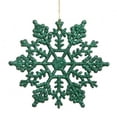 thumbnail image 1 of Flocon de Neige Scintillant Vert de 6,25 Po Boîte de 12 PVC, 1 of 1