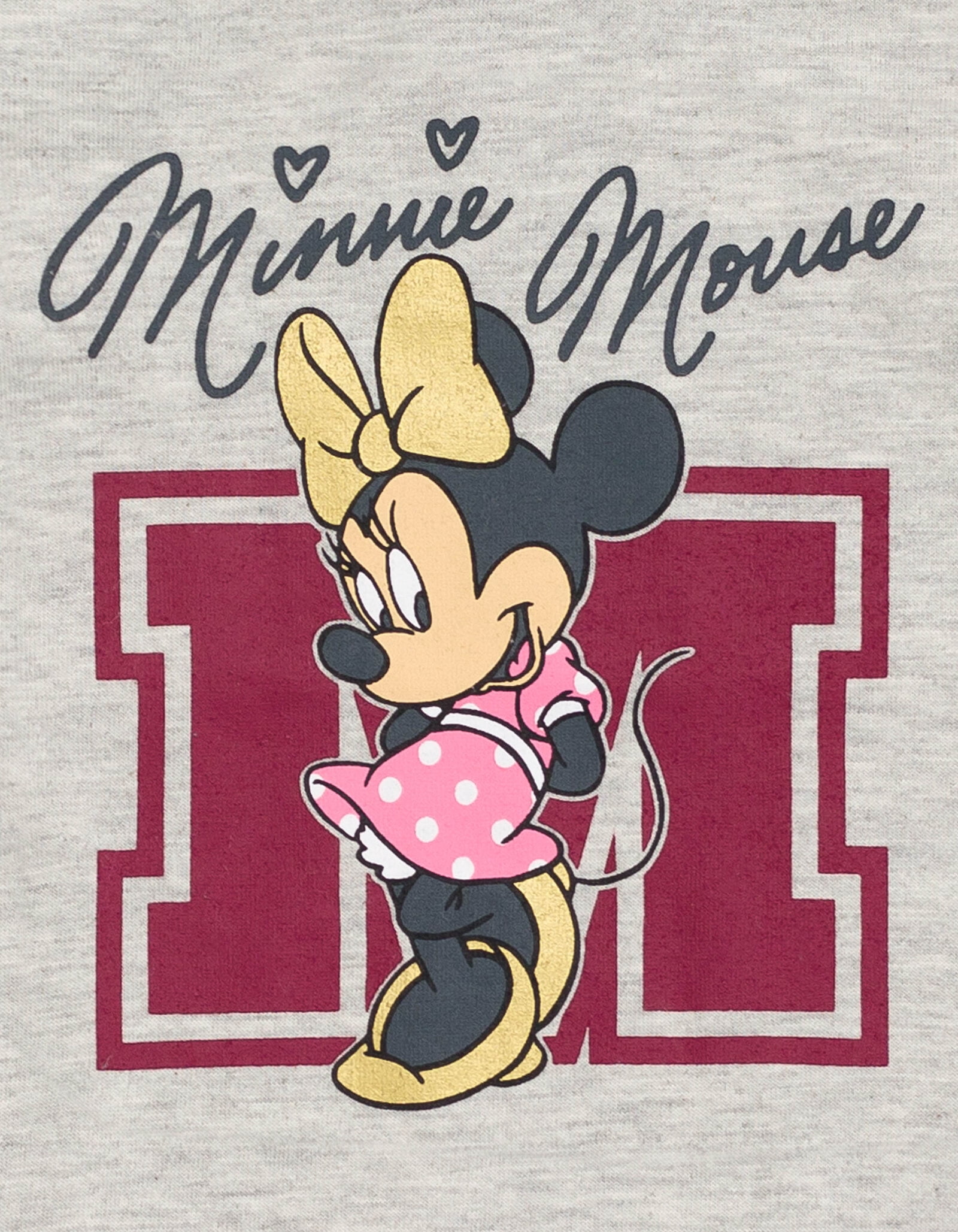 Disney Minnie Mouse Toddler Girls Zip Up Vest Puffer T-Shirt and Leggings 3 Piece Outfit Set Infant to Big Kid