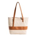 thumbnail image 1 of Bolsas de playa Moda hecha a mano para mujer Bolsa tejido Casual Casual Tote Monederos (Beige) Tmvgtek Para Estrenar, 1 of 9