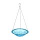 thumbnail image 1 of Baño de pájaros colgante, comedero para pájaros para exteriores, cuenco de agua resistente, gran capacidad, decorativo Azul, 1 of 9