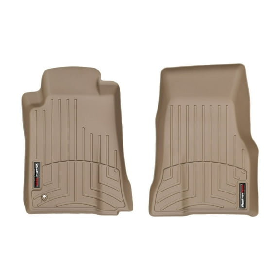 WeatherTech Custom Fit FloorLiners compatible with 2009-2010 Ford Mustang - 1st Row (Driver & Passenger), Tan