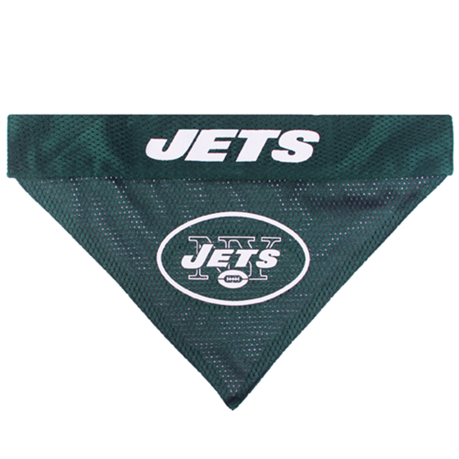 Pets First NYJ-3217-S-M New York Jets Pet Reversible Bandana, Small & Medium