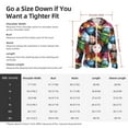 thumbnail image 5 of Kdxio Easter Egg Print Women Men Sun Protection UPF 50+ Jackets Zip Up Long Sleeve Hoodie Hiking Lightweight with Pockets, 5 of 7
