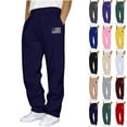 thumbnail image 4 of American Flag Mens Sweatpants Casual Elastic Waist Workout Athletic Pants Hiking Running Joggers with Pockets, 4 of 4