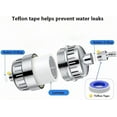 thumbnail image 4 of Kaleduo Universal Shower Filter with 2 Cartridges, High Output Hard Water Softener, Revitalizing Shower Head Filter for Dry Skin & Hair, Universal Bathroom Shower Filter, 4 of 8